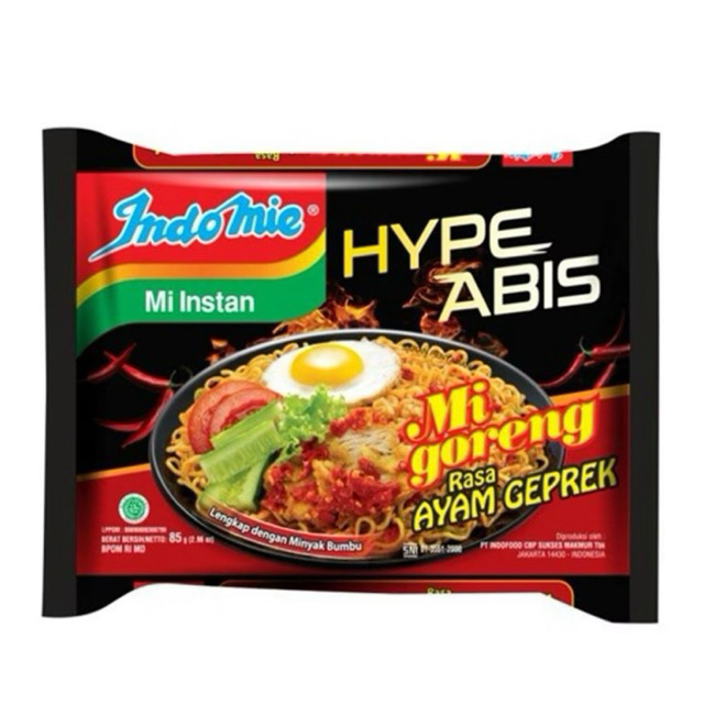 [WARUNG EMBUL.ID] INDOMIE MI GORENG AYAM GEPREK (5PCS)