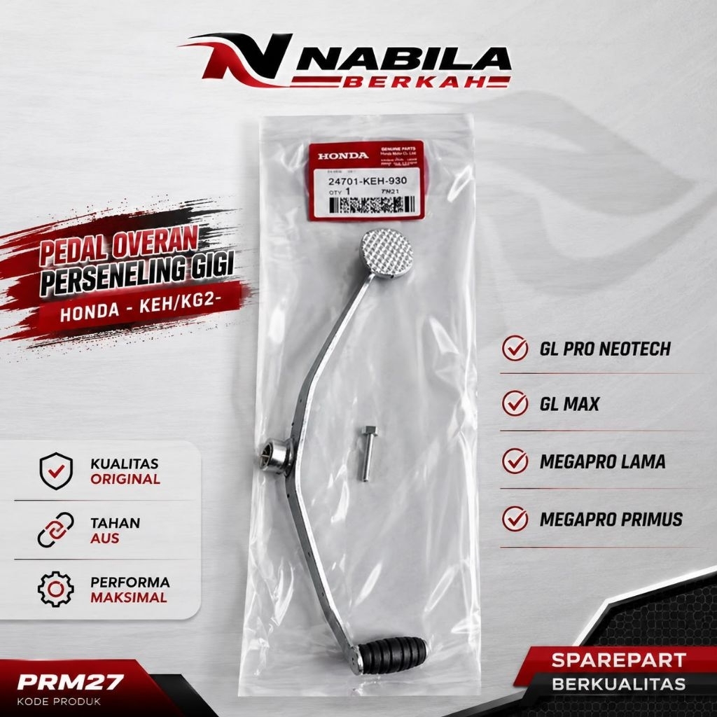 PEDAL OPERAN GIGI PERSNELING GL, MEGAPRO,CB, VERZA GL 100 keluarga Herex pedal operan gigi