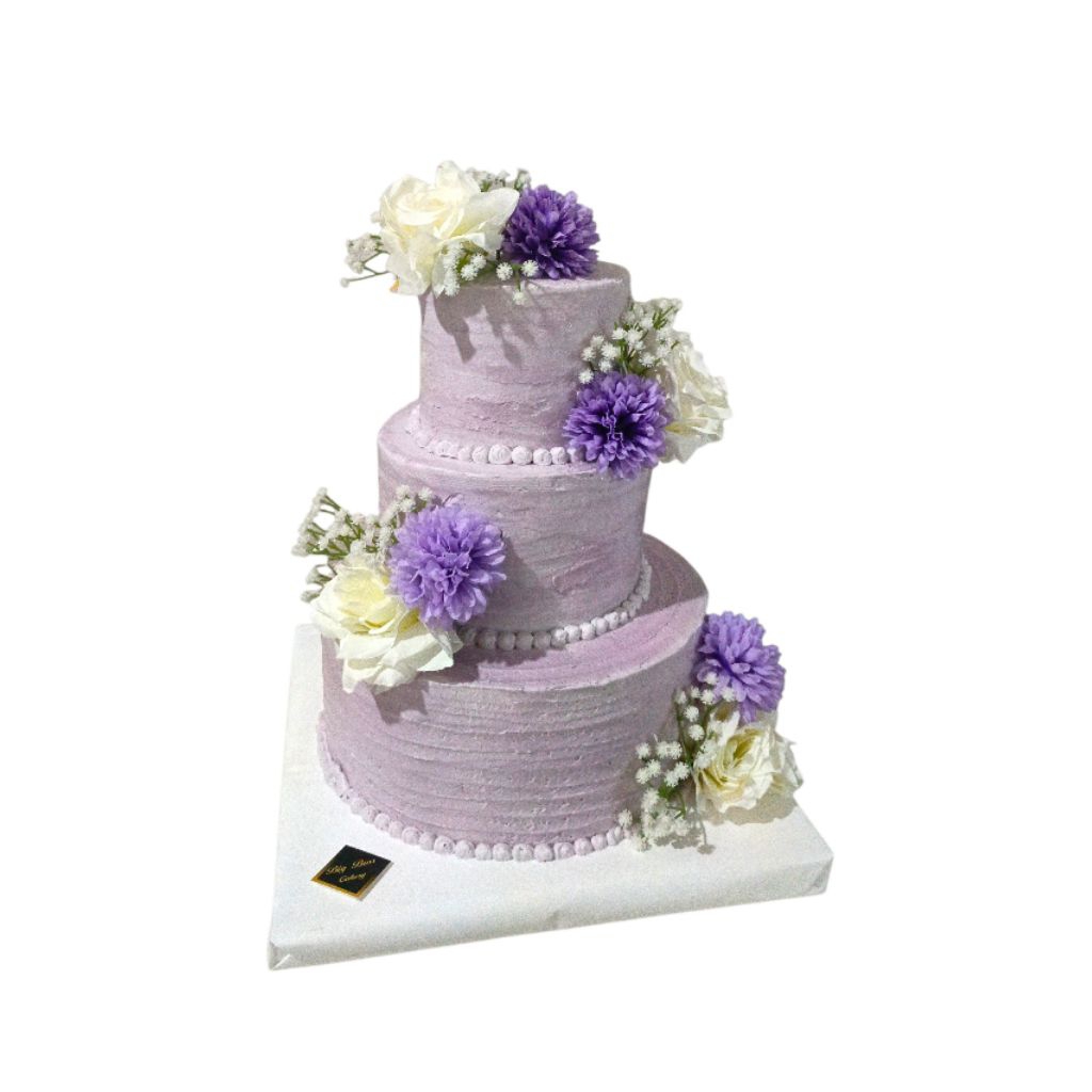 Wedding Anniversary Birthday Sweet 17 cake 3 tingkat