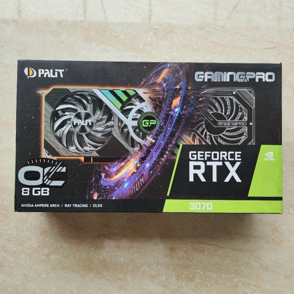 RTX 3070 8gb Palit triple fan Led