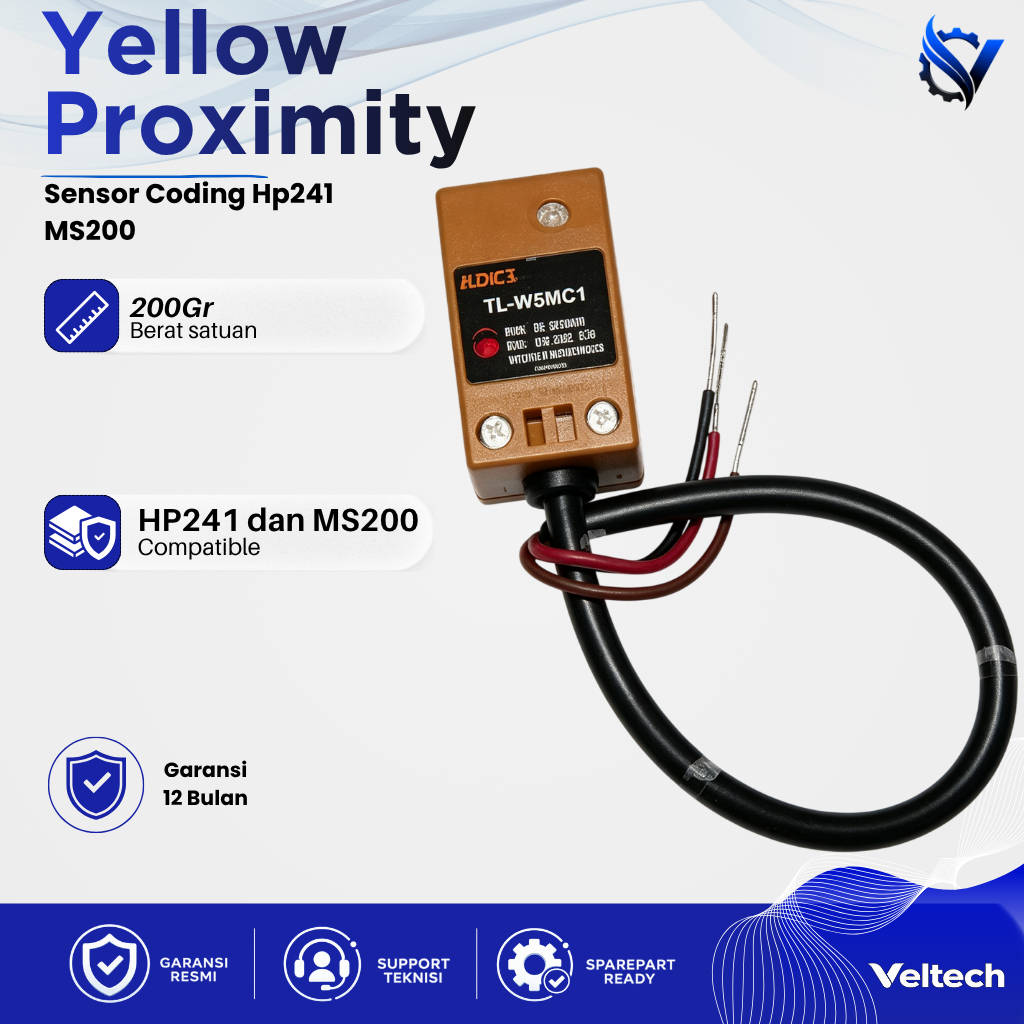 Yellow Proximity Date Coding Hp241 / MS200 | Sensor Kuning Mesin Coding HP241