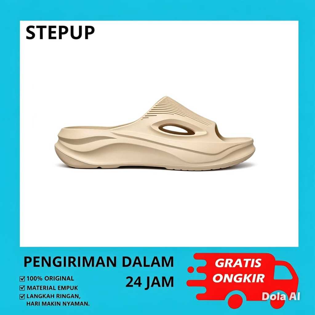 Sandal Recovery Pria Wanita Bahan EVA PHYLON Pemulihan Kaki  Anti Slip Pegal, PORTO X RECOVERY Unise
