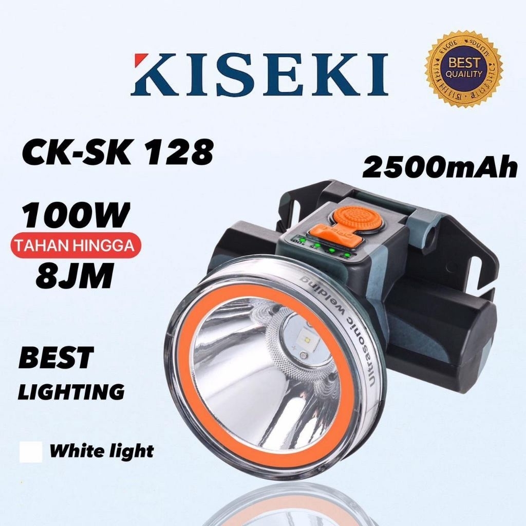SENTER KEPALA KISEKI CK-SK 128 50W/LAMPU SENTER SUPER BRIGHT LED