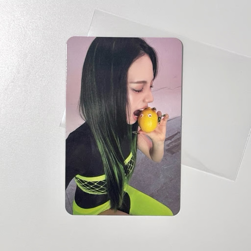 PC KARINA AESPA OFFICIAL ALBUM LEMONADE POS VER P.O.S VERSION PHOTOCARD WINTER GISELLE NINGNING POB 