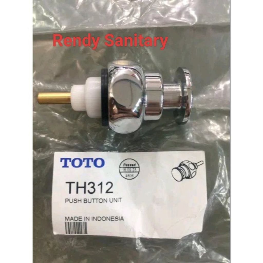 TOTO Part Pencetan urinal Push Button Urinal TH312 // TOTO PUSH KRAN TYPE TH312 // PUSH KRAN TOTO