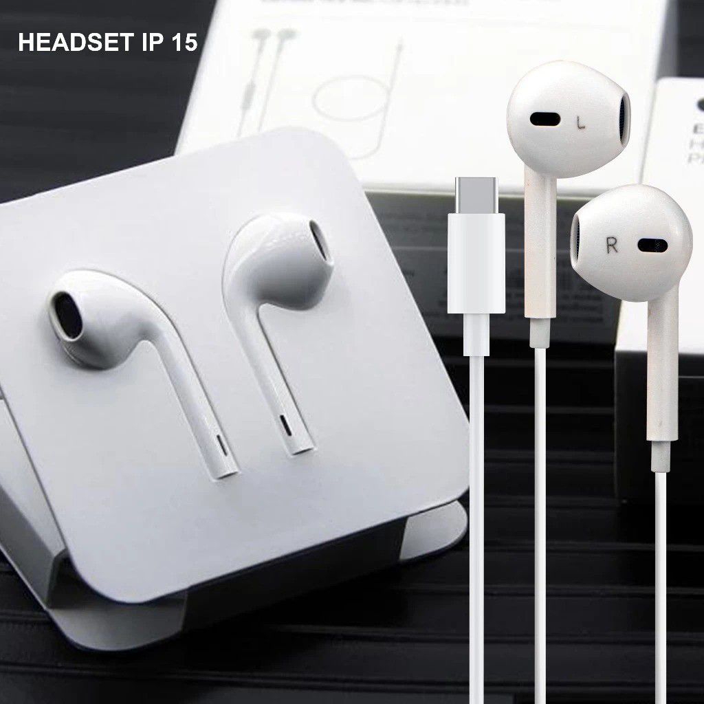Earphone/ Earpods Kabel for Iphone / Android Type C  original 100%