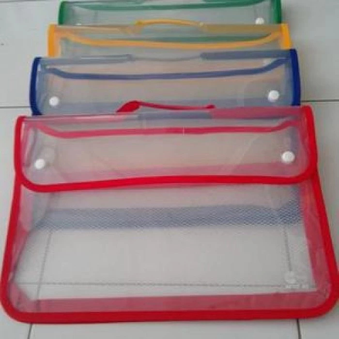 Map Zipper Tenteng Kancing F4 FOLDER ONE / School Bag Sekolah Kantor Folder One