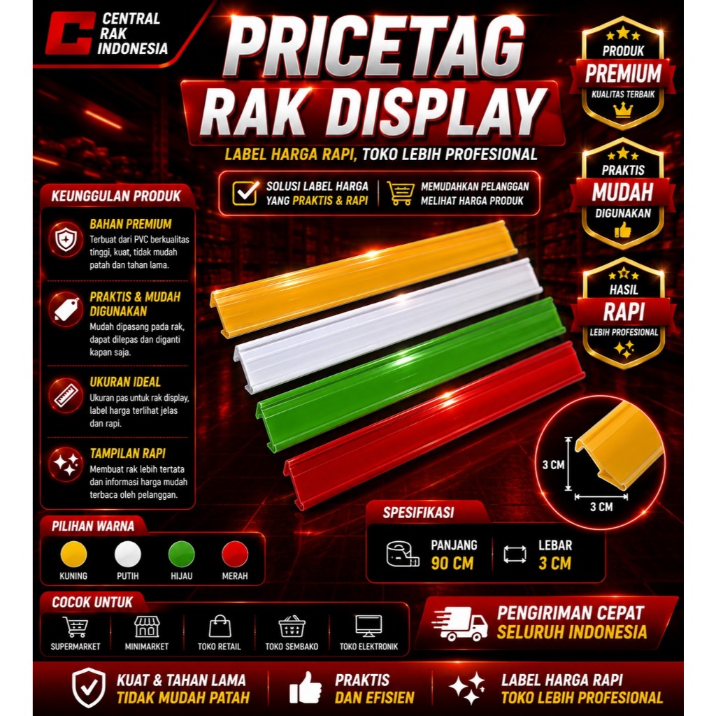 PRICE TAG / LABEL HARGA MINIMARKET
