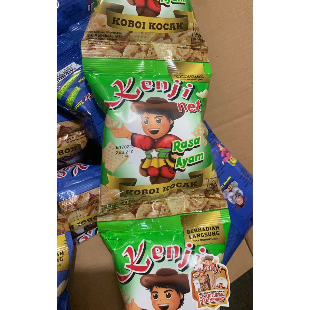 Kenji Net Koboi kocak 1renceng @rasa ayam dan dendeng