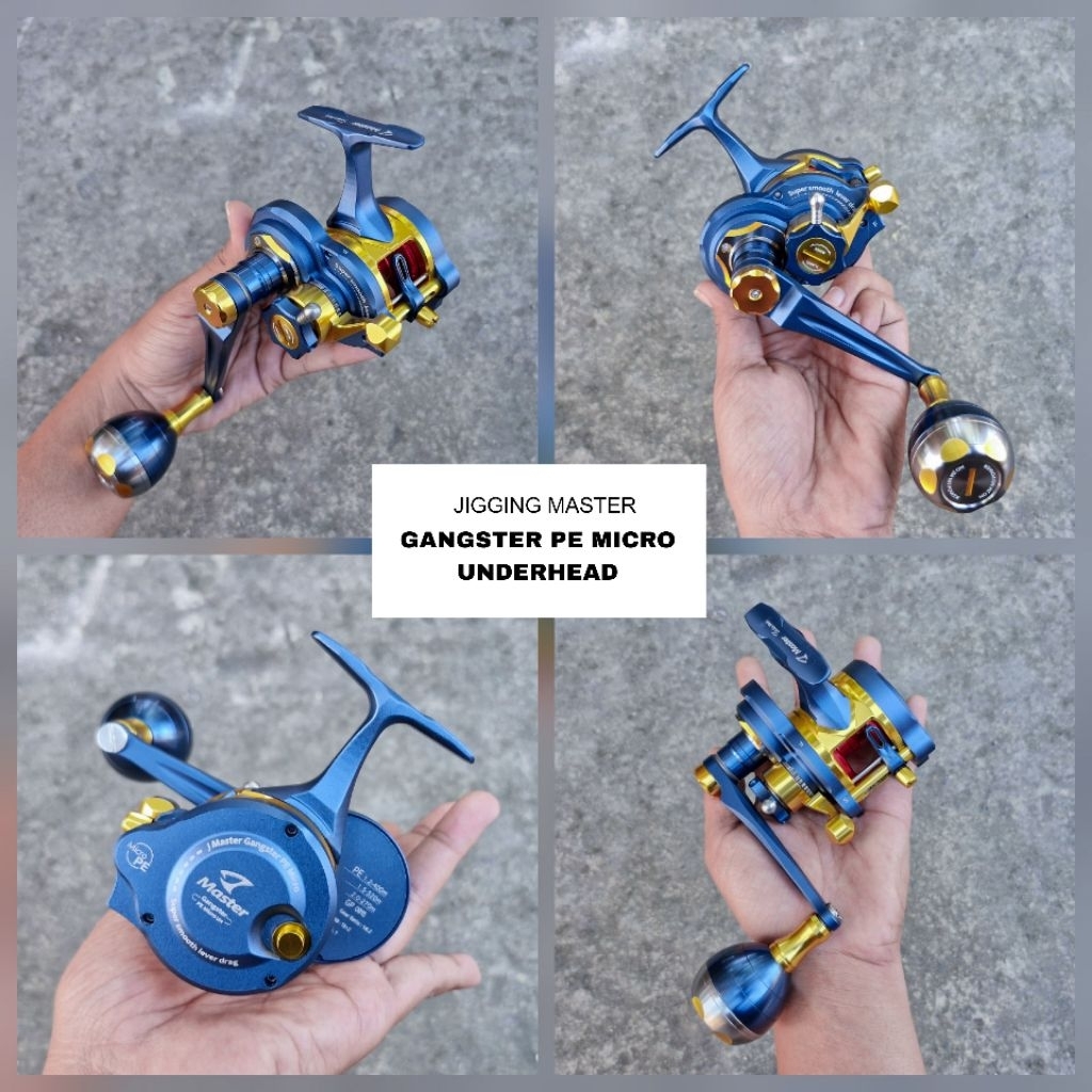 Reel Underhead Jigging Master Gangster PE Micro  Like new