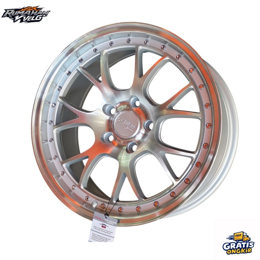 Velg SSR MS3 Ring17x8 Lobang.5 Pcd.114,3 Et.42