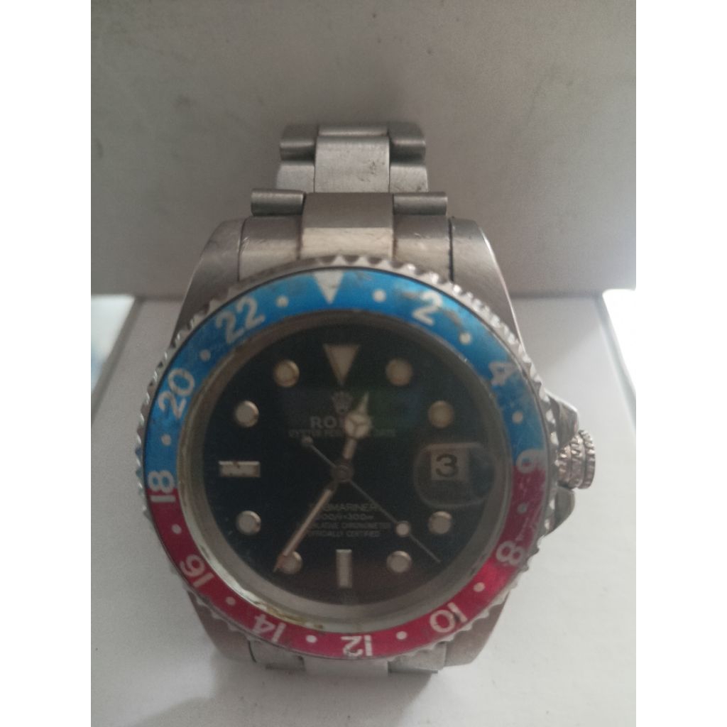 JAM TANGAN BEKAS ROLEX PEPSI MESIN OTOMATIS