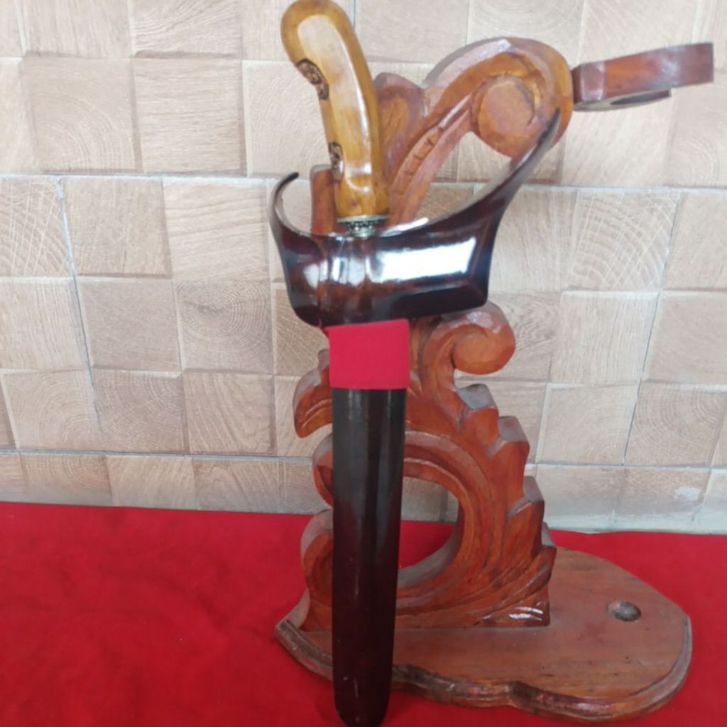 Keris Betok Gumbeng (Pusaka Tindih)Sepuh,Pamor Meteorit Wos Wutah