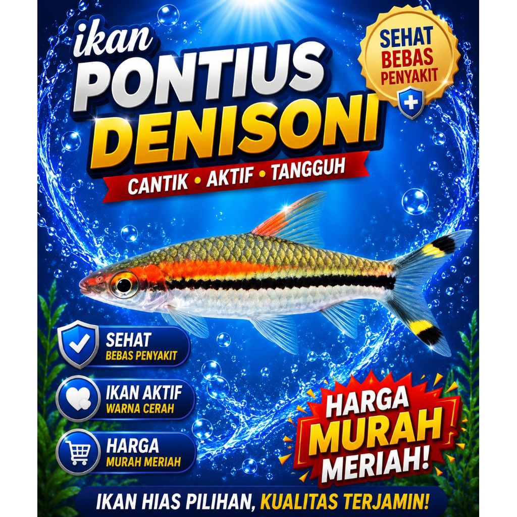 Pontius denisoni ikan aquascape