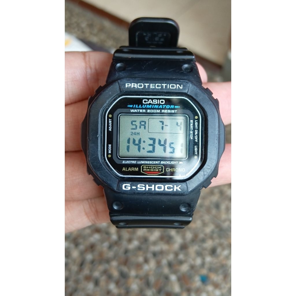 Casio G-Shock DW-5600E Second/Bekas/Preloved