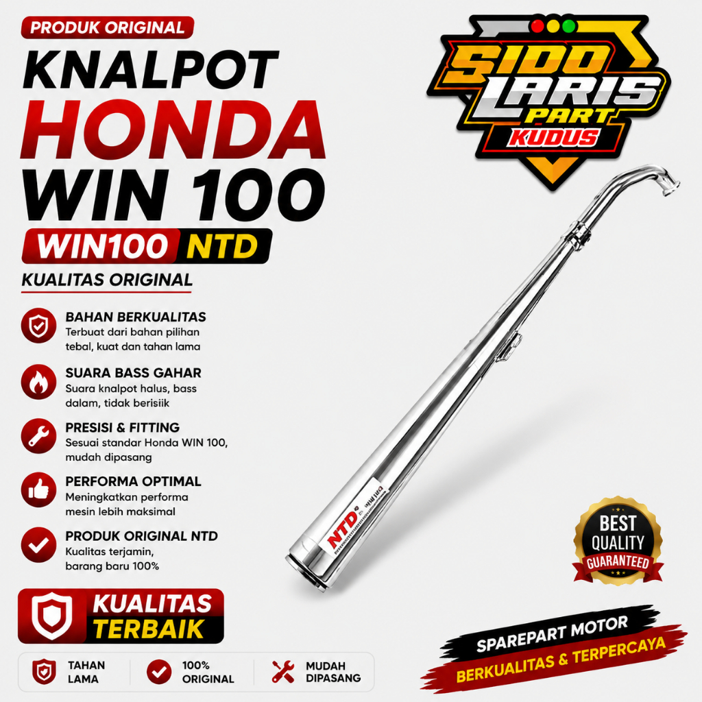 Knalpot honda win 100 win100 NTD