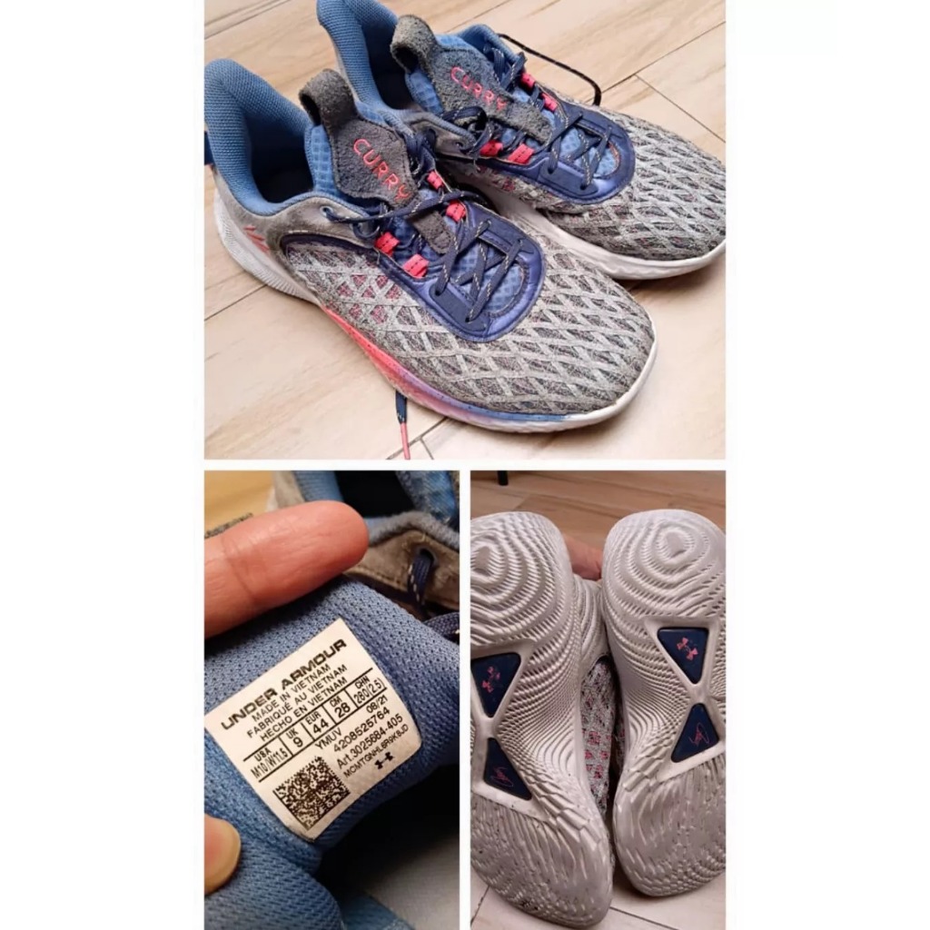 (preloved 100% ori) Sepatu Basket Under Armour ukuran 44
