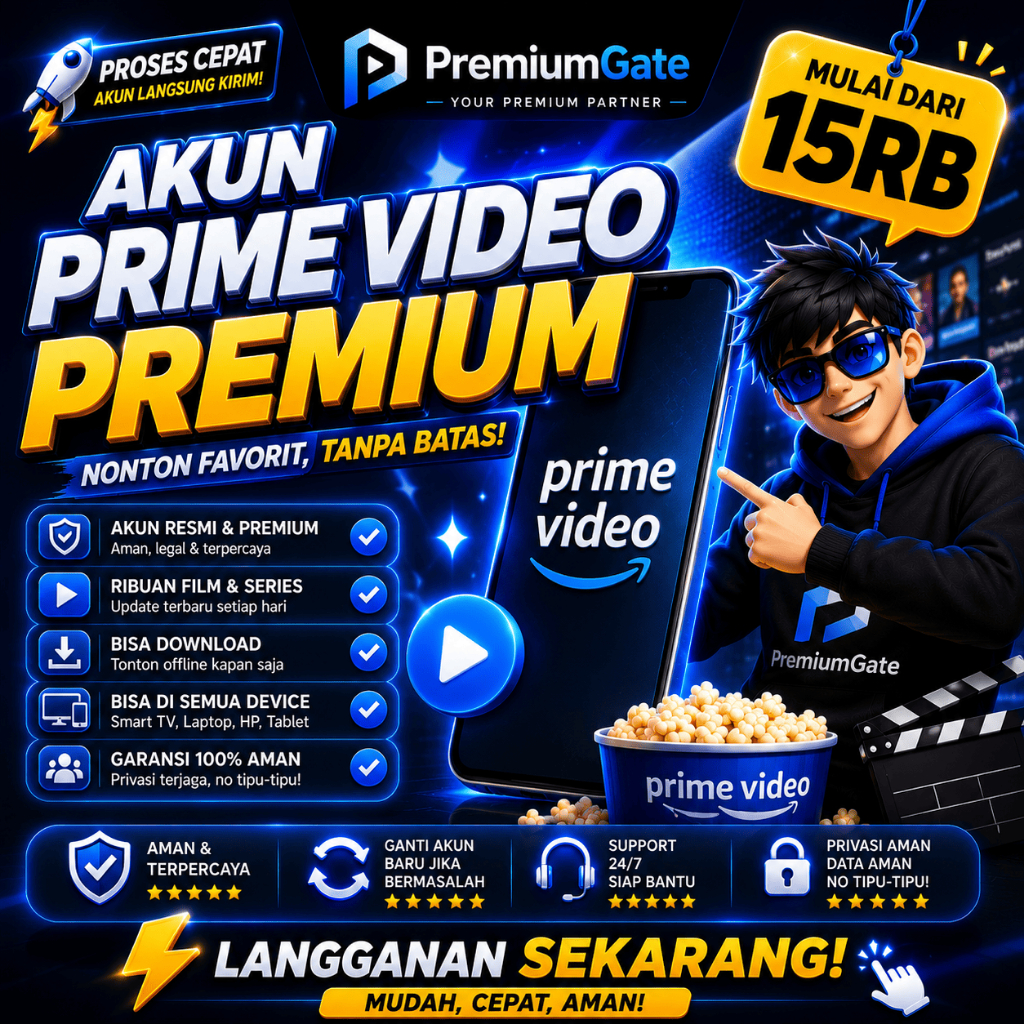 Akun Prime Video 1 Bulan Premium Private Full Garansi