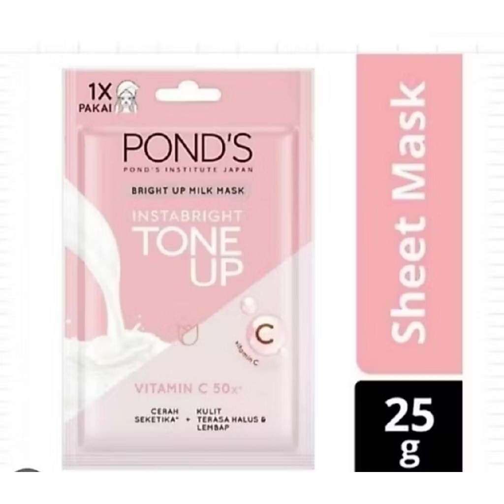 Ponds Bright Miracle Serum Day Cream Sachet 7,5g - Mencerahkan, Menyamarkan Noda, Meratakan Warna Ku