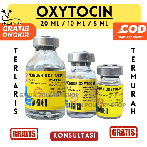 WONDER OXYTOCIN 20 ML, 10 ML, 5 ML – Untuk Kesehatan Hewan WONDER