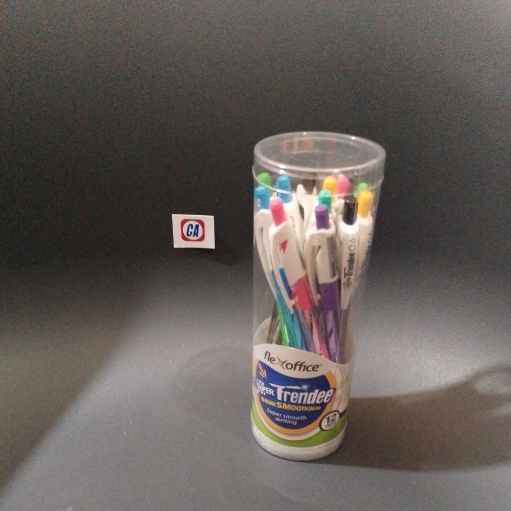 Pen Flexoffice Trendee 0.6 Pen Semi Gel Hitam