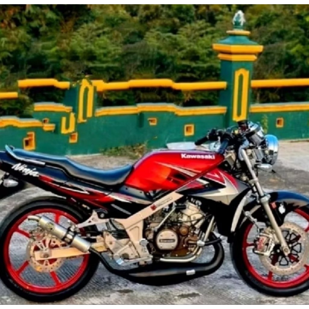 COD STIKER STRIPING ORI KAWASAKI NINJA SS 2010 MERAH NINJA SS MERAH 2010