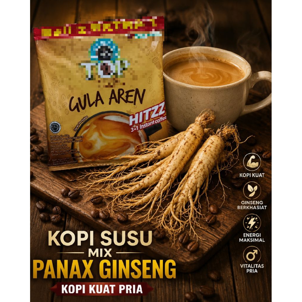 kopi kuat pria gingseng korea