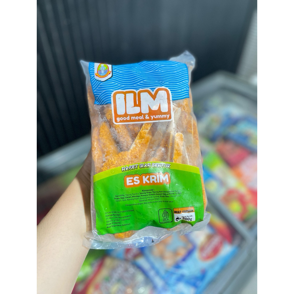 iLM nugget ikan bentuk es krim 500gr