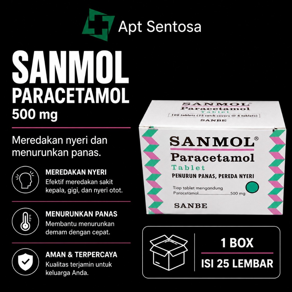 Sanmol Tablet 1 BOX / PER BOX