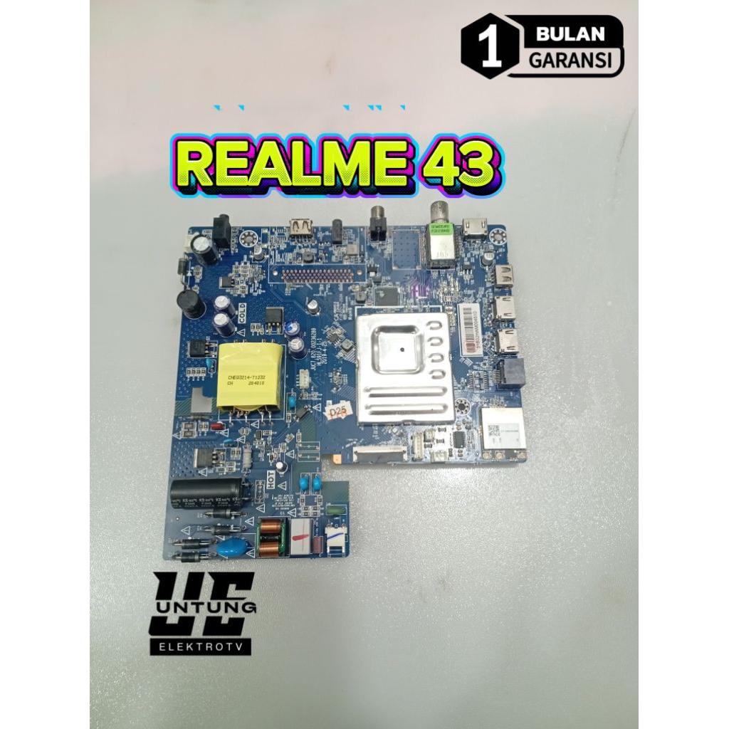 MAINBOARD TV SMART REALME 43 MOTHERBOARD-MB-MOBO-MODUL MESIN TV SMART REALME 43