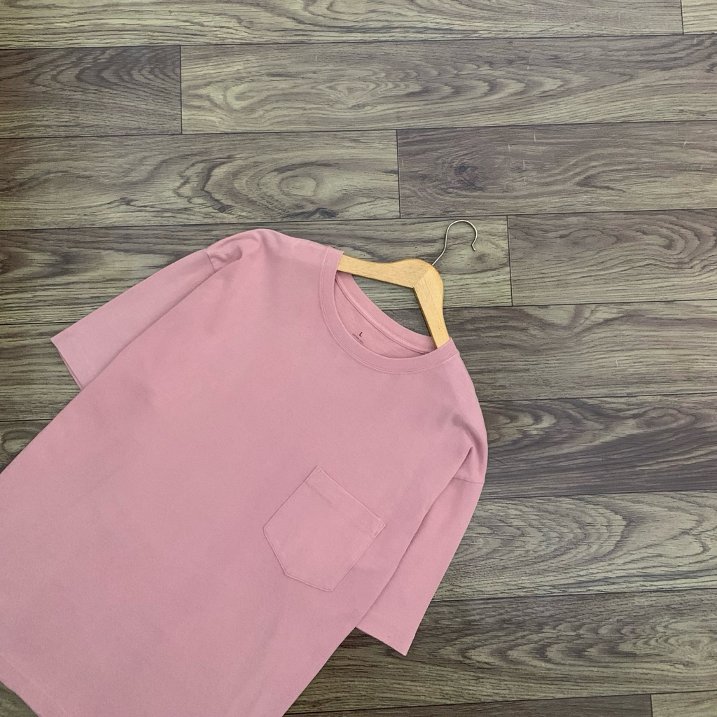 Kaos MUJI Branded Pastel Tee Tshirt Oversize