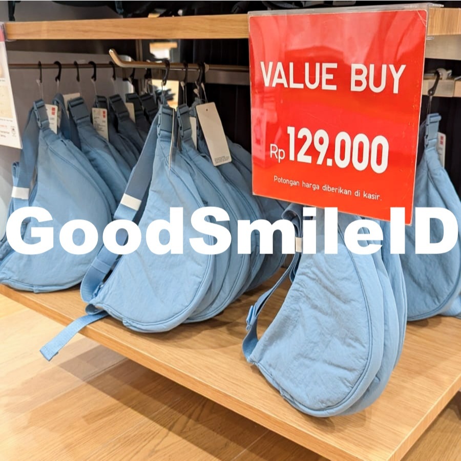 SALE READY ORIGINAL UNIQLO Tas Bahu Mini Round Best Seller Waist Body  Bag Shoulder Selempang Bulat 