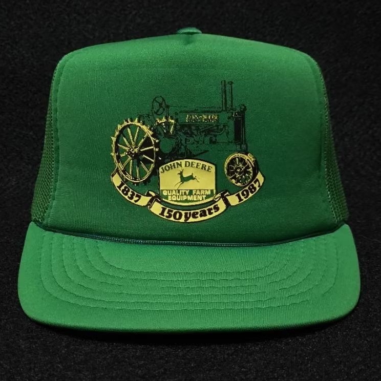 JOHN DEERE 150 YEARS EDITION TRUCKER ROPE HAT BY YUPOONG