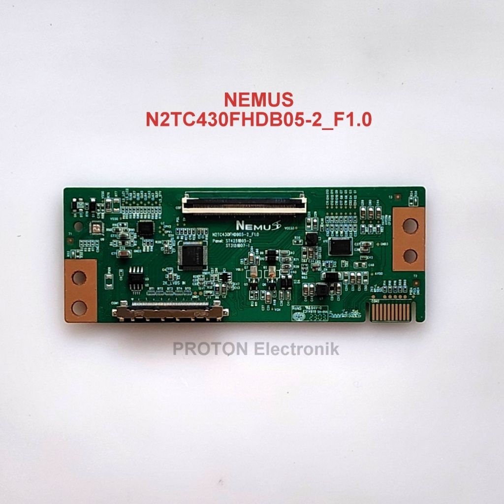 Tikon layar TV AVARO LED TV 43" T43 Tcon Display NEMUS N2TC430FHDB05-2 F1.0 LCD panel Timing Control