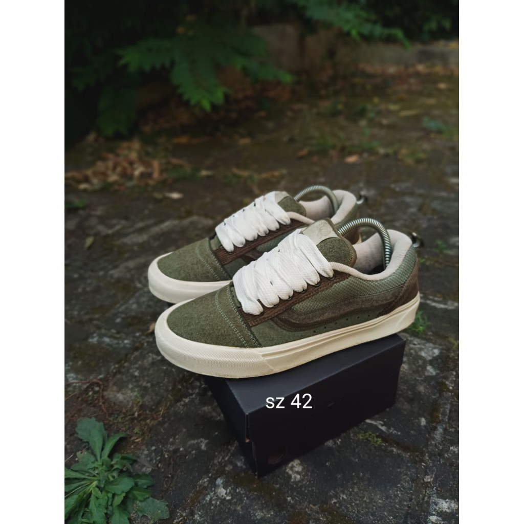 SEPATU VANS KNU OLIVE GREEN/SEPATU VANS SECOND