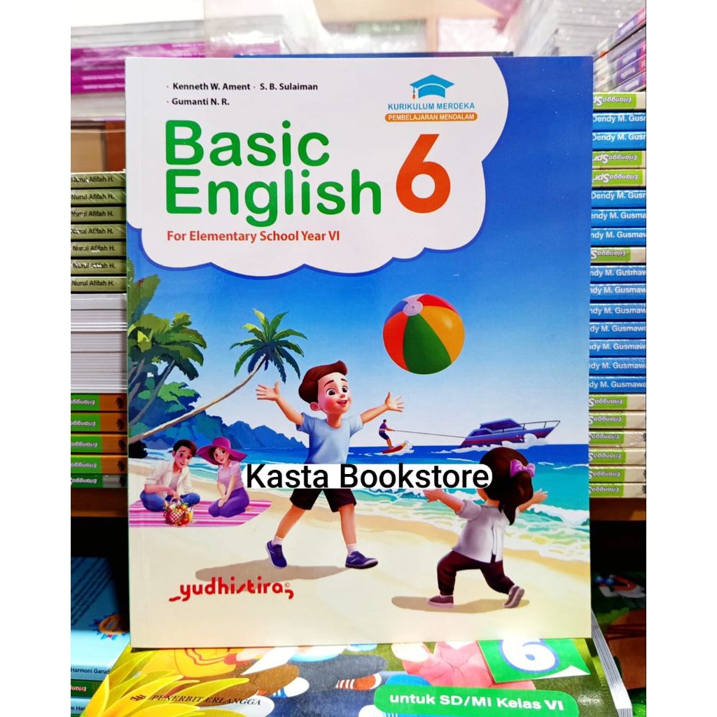 Buku Basic English Kelas 6 SD Kurikulum Merdeka Yudhistira