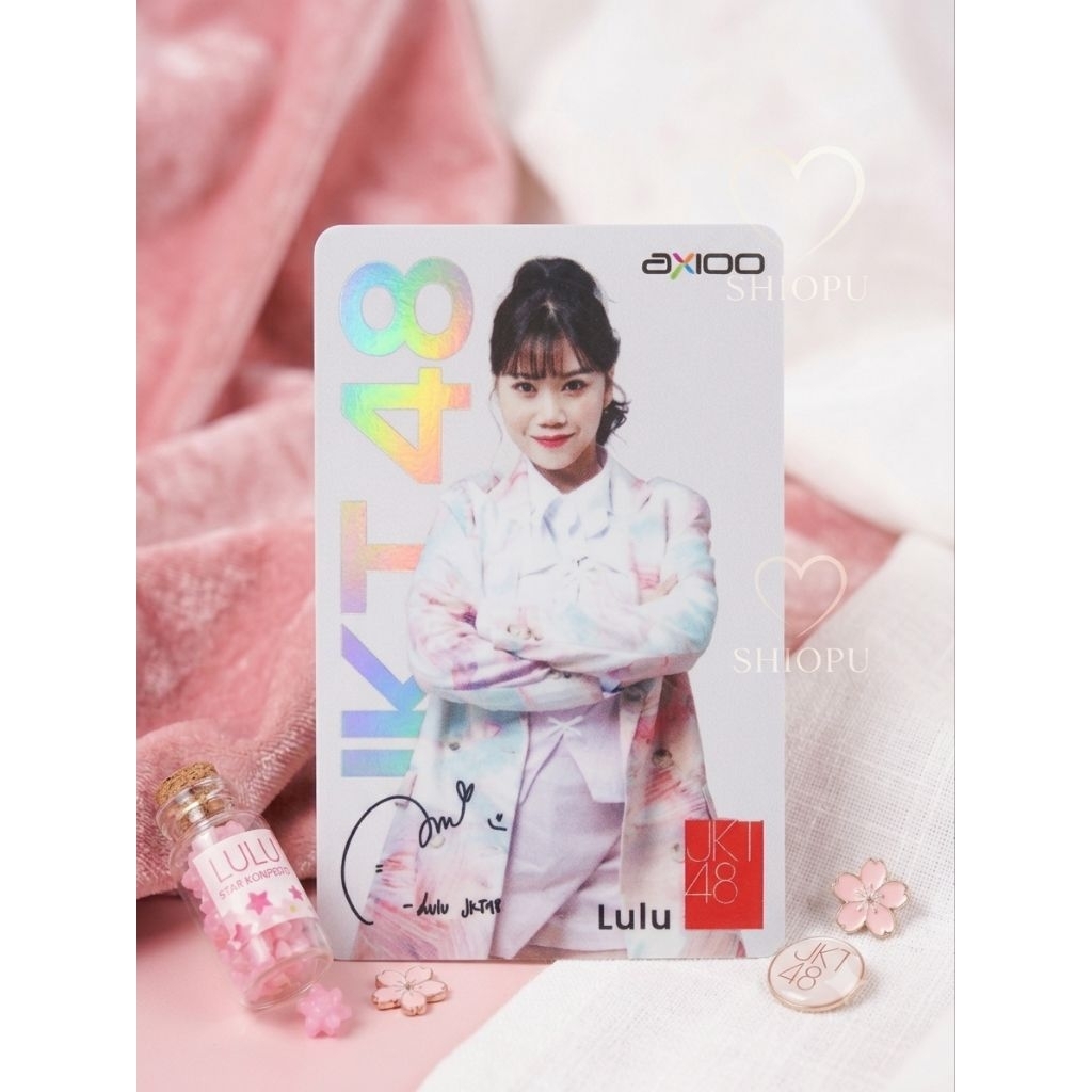 Photocard JKT48 Official Axioo Collaboration - Lulu PC