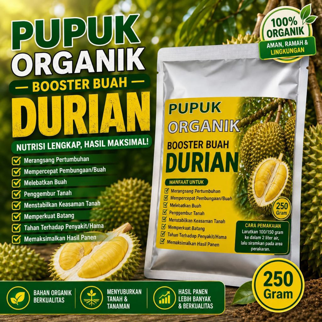 pupuk booster durian