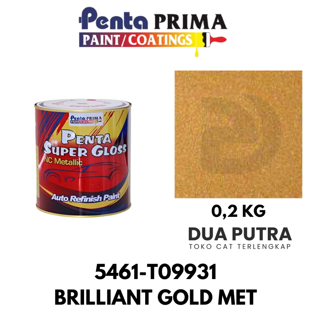 Cat Duco Penta Super Gloss 0,2Kg 5461-T09931 Brilliant Gold