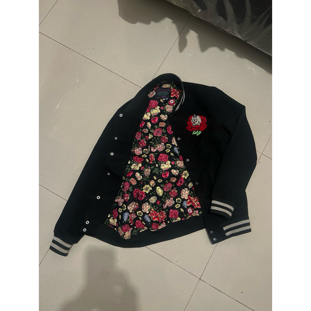 RARE DESIGN••MISHKA POLYESTER WOOL VARSITY JACKET