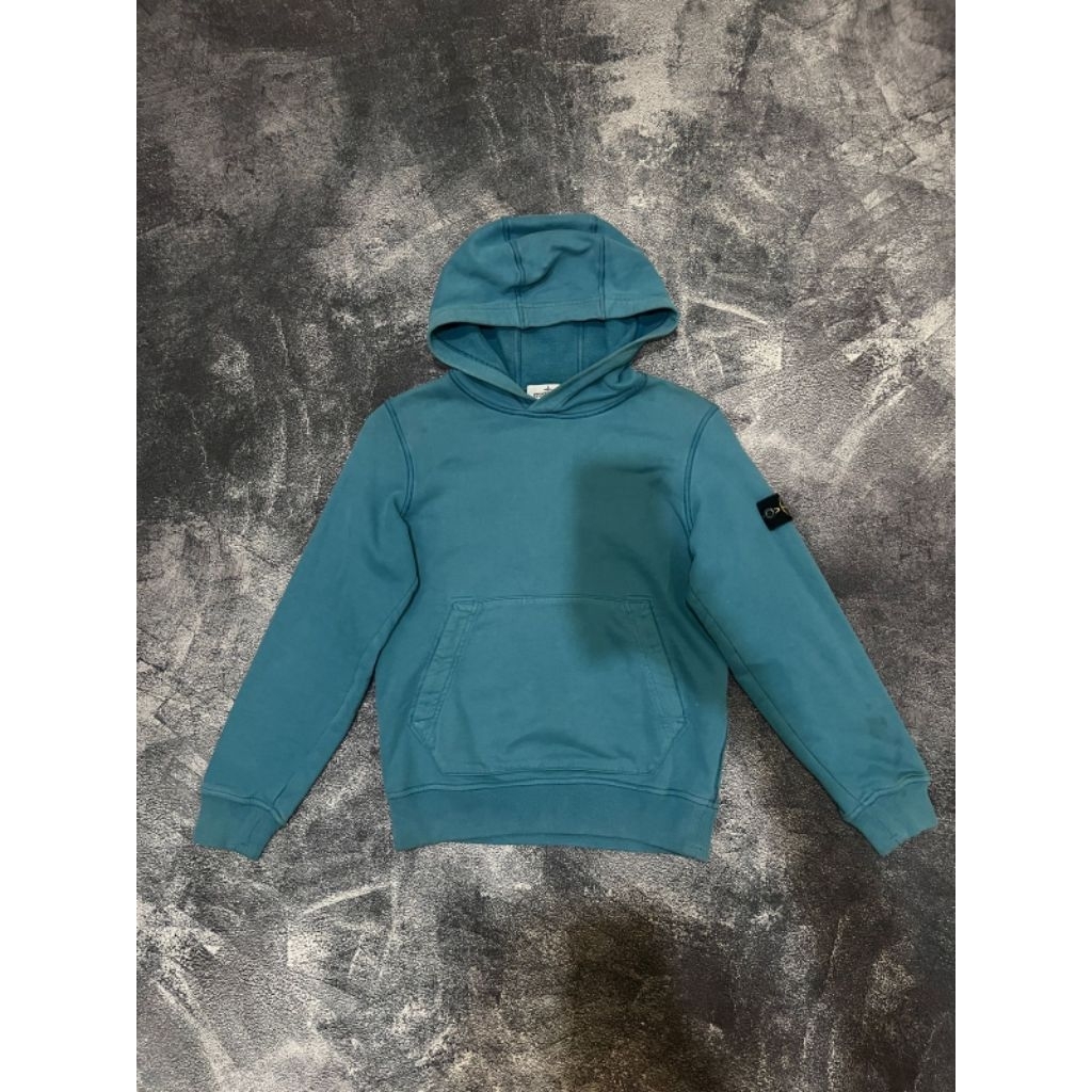 Hoodie Biru Muda