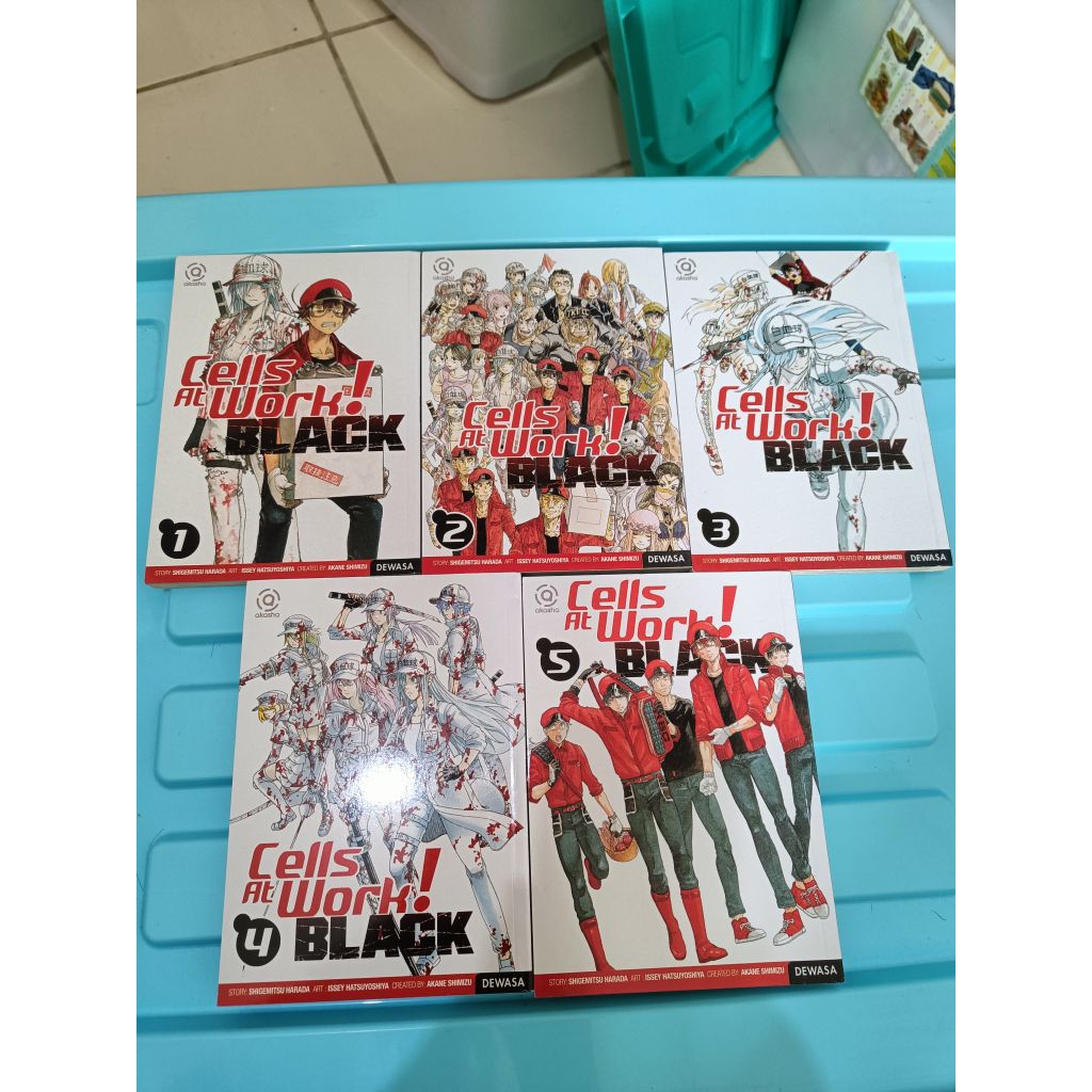 Komik Cells at Work Black