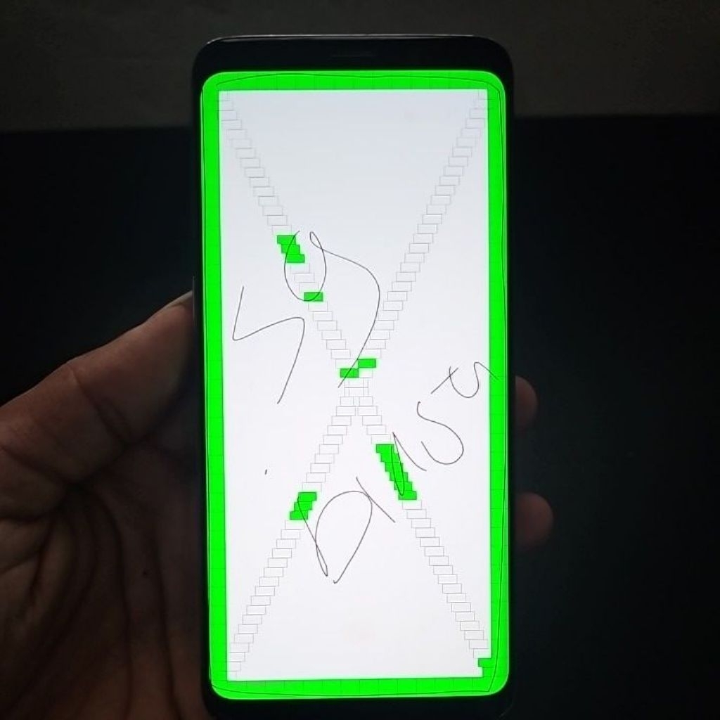 lcd samsung s9 biasa original copotan