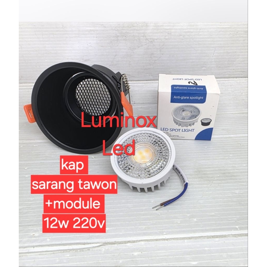downlight module mr16 led 12w 12watt / kap spotlight trimless mr16 module 12watt 12w 220volt