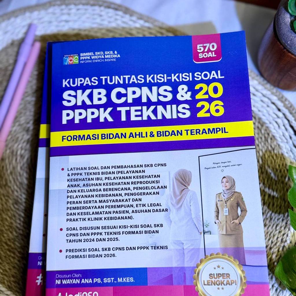 Buku Soal SKB CPNS Bidan & PPPK Teknis Bidan 2026