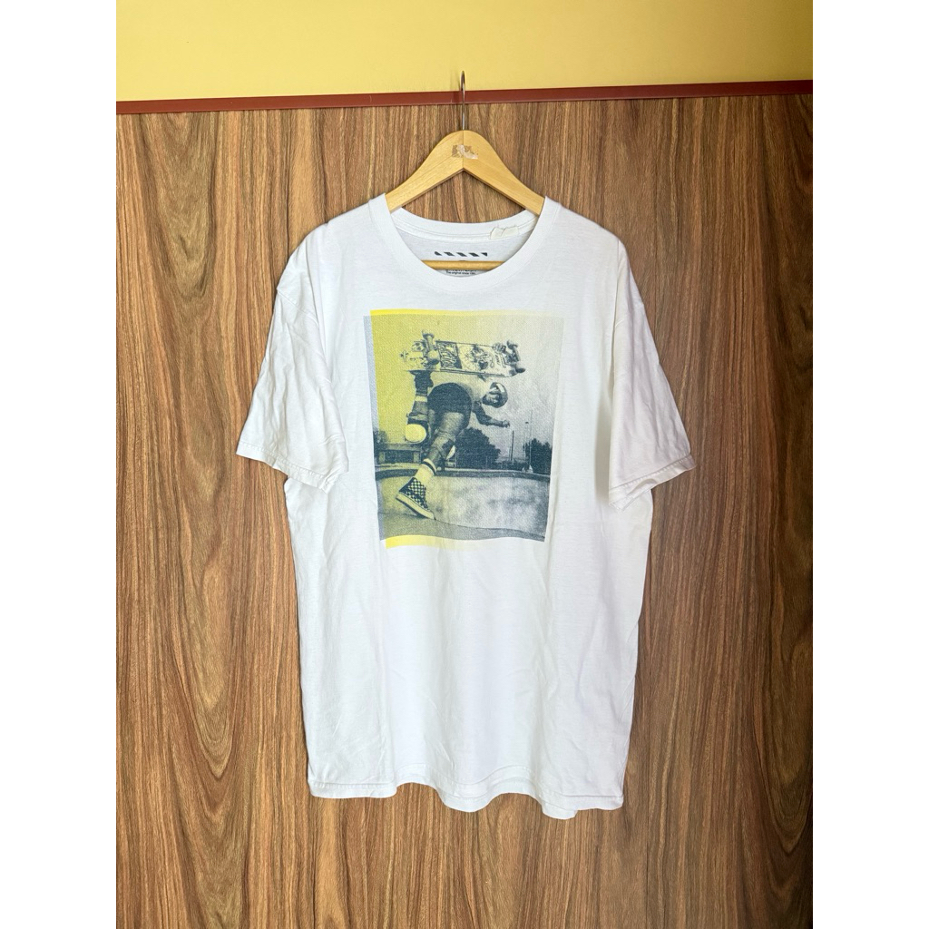 Baju Kaos Vans Putih Second