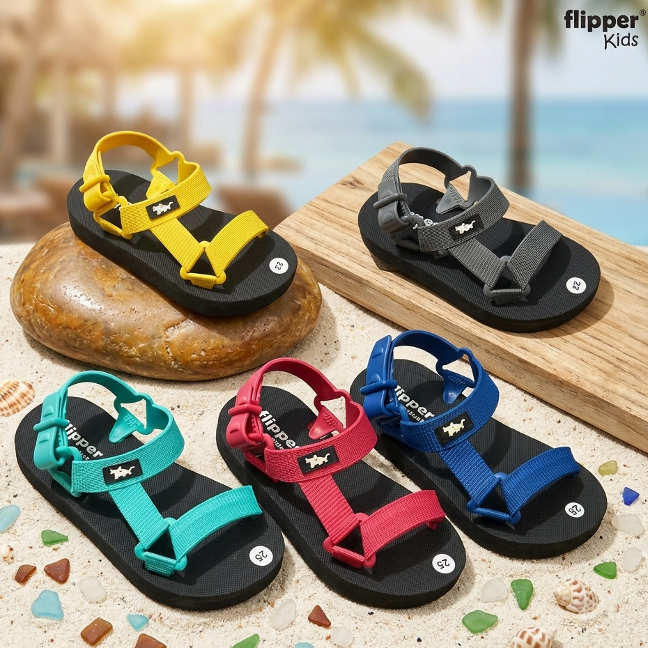 SANDAL FILPPER GUNUNG BABY - SANDAL BABY - SANDAL ANAK TERBARU - SANDAL SLOP ANAK - SANDAL FIPPER