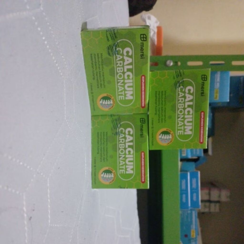 Calcium Carbonate 500 mg 1 box mersi