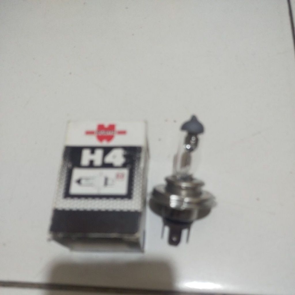 lampu H4 mek wurth Jerman 24 volt 100/90 watt