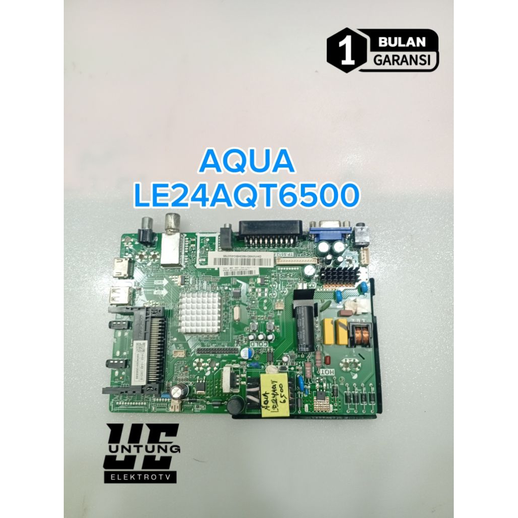MAINBOARD TV AQUA 24AQT6500 MOTHERBOARD-MB-MOBO-MODUL MESIN TV LED AQUA 24AQT6500